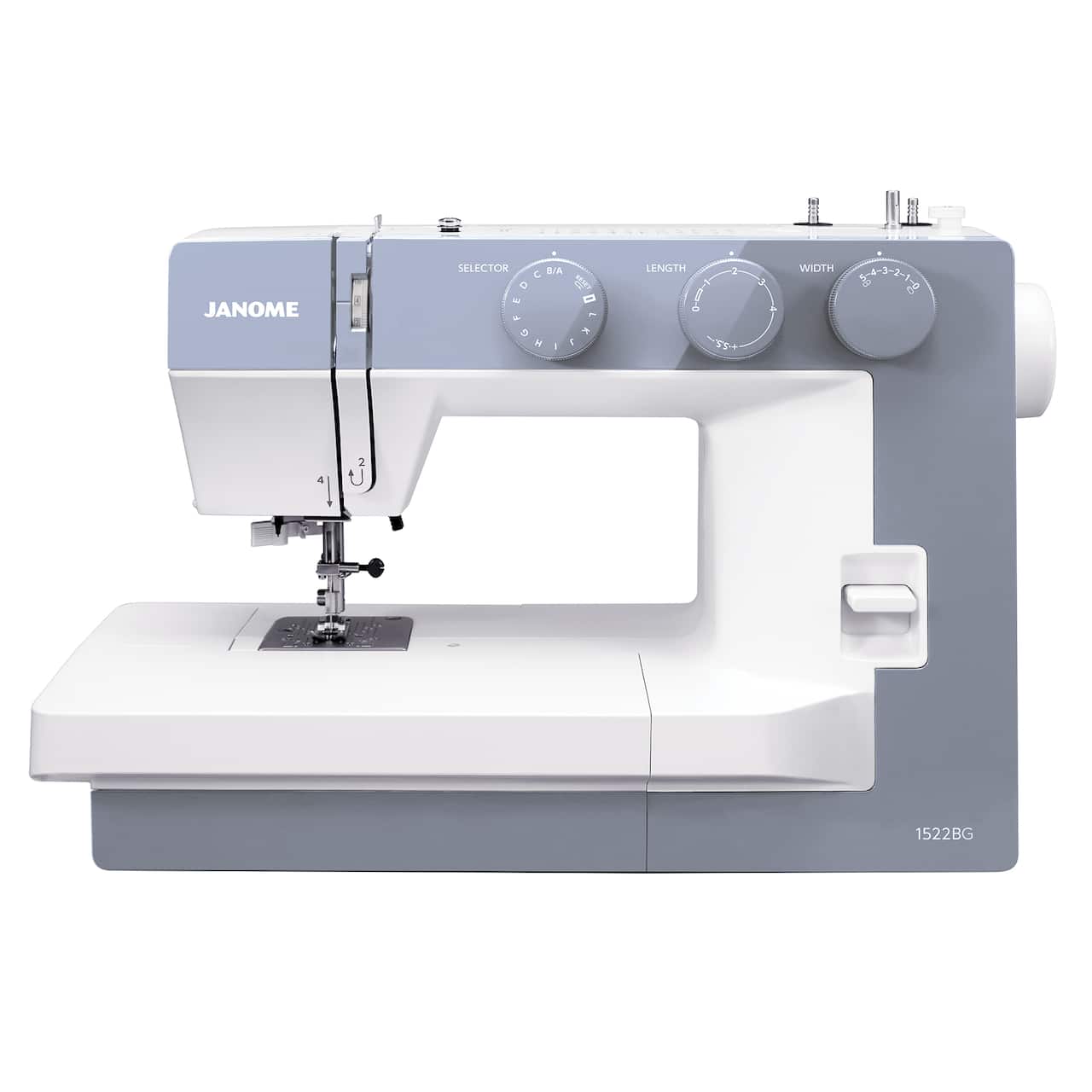Janome 1522 Mechanical 22-Stitch Sewing Machine with Wide Sewing Bed